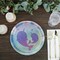 8 Count Iridescent Narwhal Party Paper Dessert Plates 7 Inch Disposable Kids Birthday Supplies